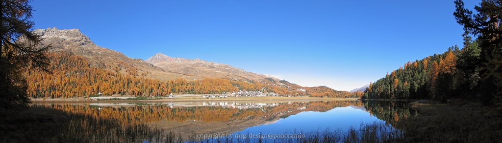 Champfèrersee im Herbst - Panorama - 27.10.2005 by mrg-design