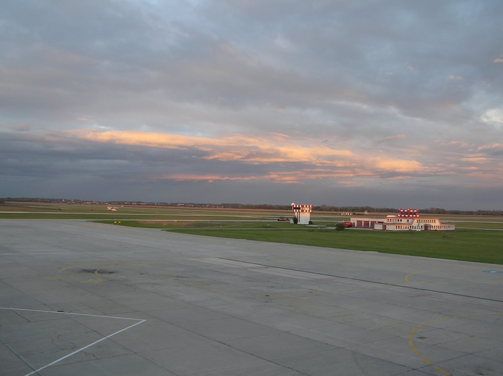 Fire Station at the airport by tomasnagy