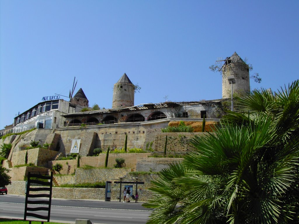 Moulins de palma de mallorca juillet 2008 by metatrone