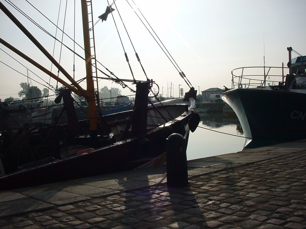 Honfleur - les bateaux de peche by Christian Zaber