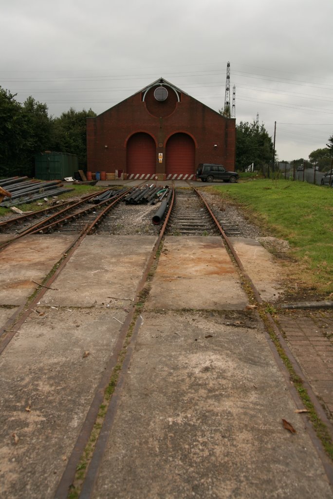 Disused engine shed, Preston Docks by igloowhite75