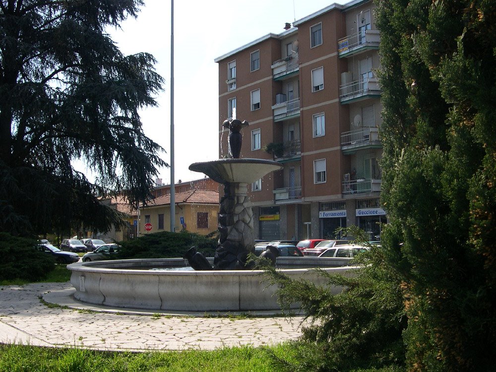 Magenta (MI)-Fontana in Piazza Fratelli Kennedy by ©Luigi Petrazzoli