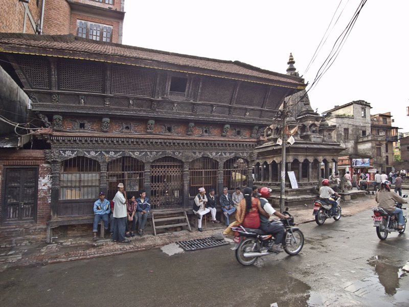 Patan, Kathmandu after rain by astralrider