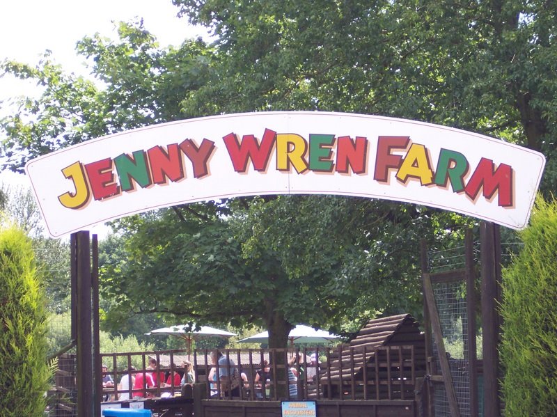 Jenny Wren Farm, In big colourful letters by Robert'sGoogleEarthP…