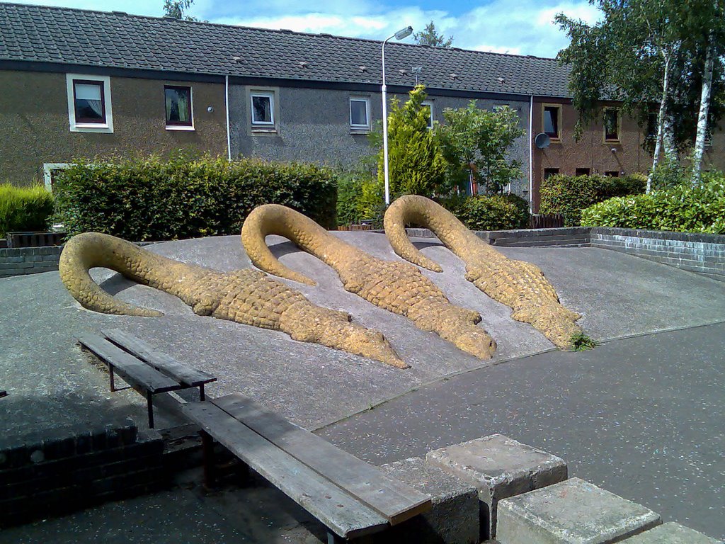 Crocodiles - Kerrera Place, Pitcoudie by GlenrothesSpoon