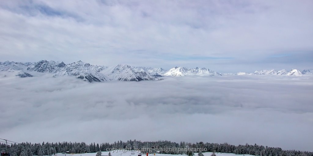 Patscherkofel Winter - Über den Wolken Panorama - 08.02.2006 by mrg-design