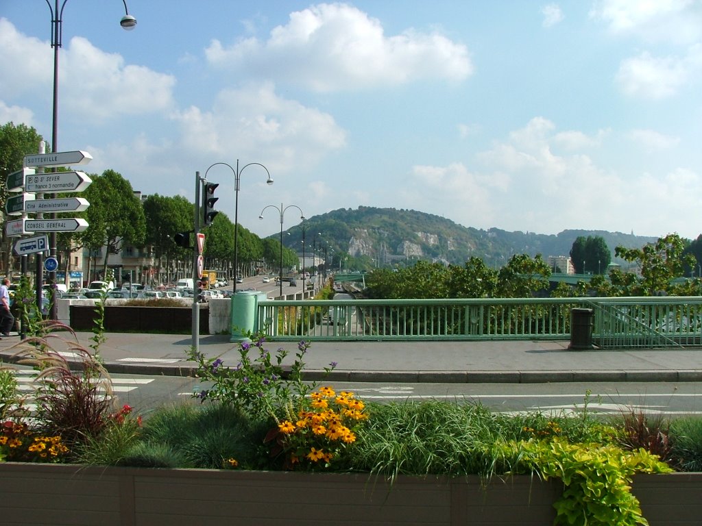 Rouen vu de la Seine by rv8427