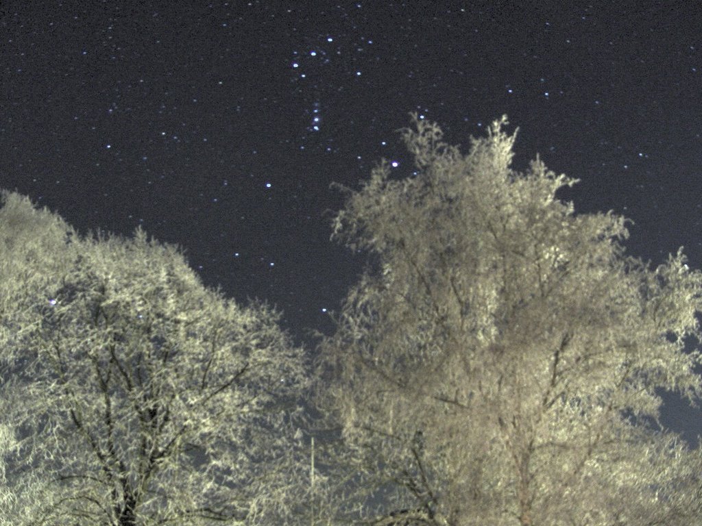 Winterhimmel über der Sternwarte Glücksburg by Walter Gmeinwieser