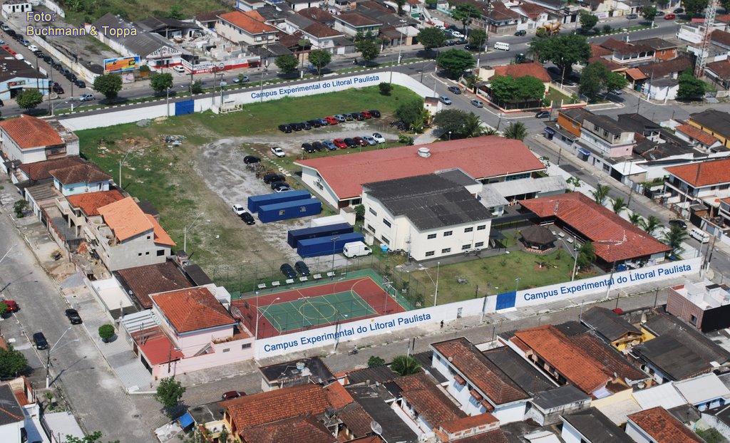 UNESP - Foto Aérea do Campus do Litoral Paulista em São Vicente. by claudioss