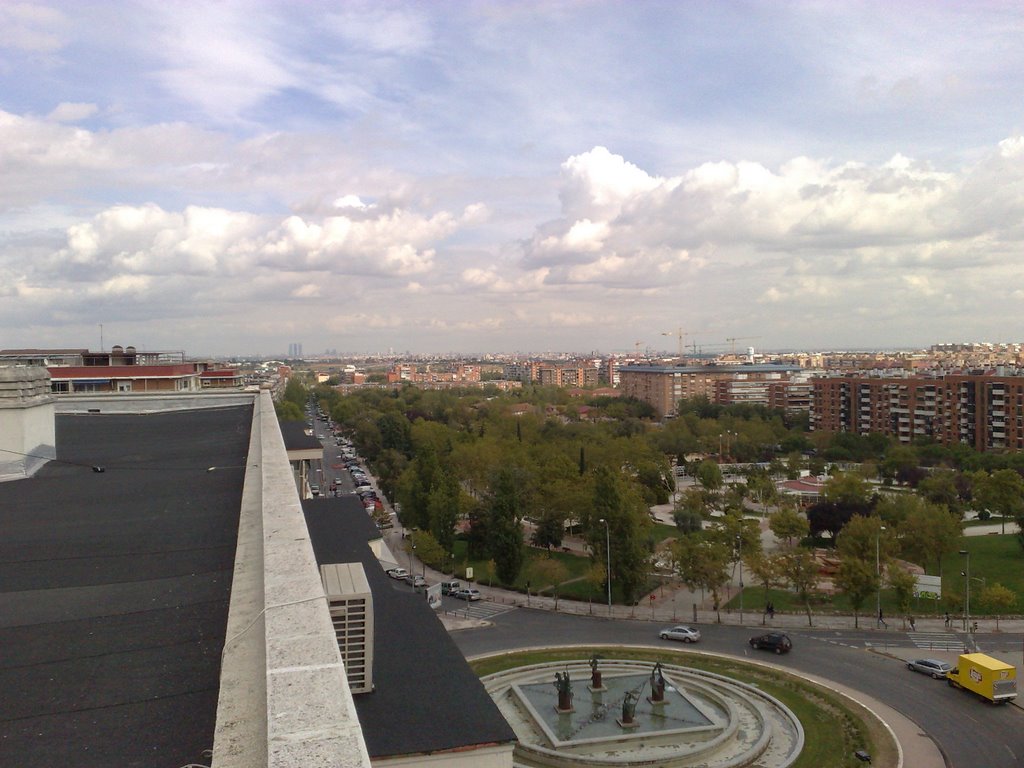 Panoramica de madrid desde el peñon by morche10