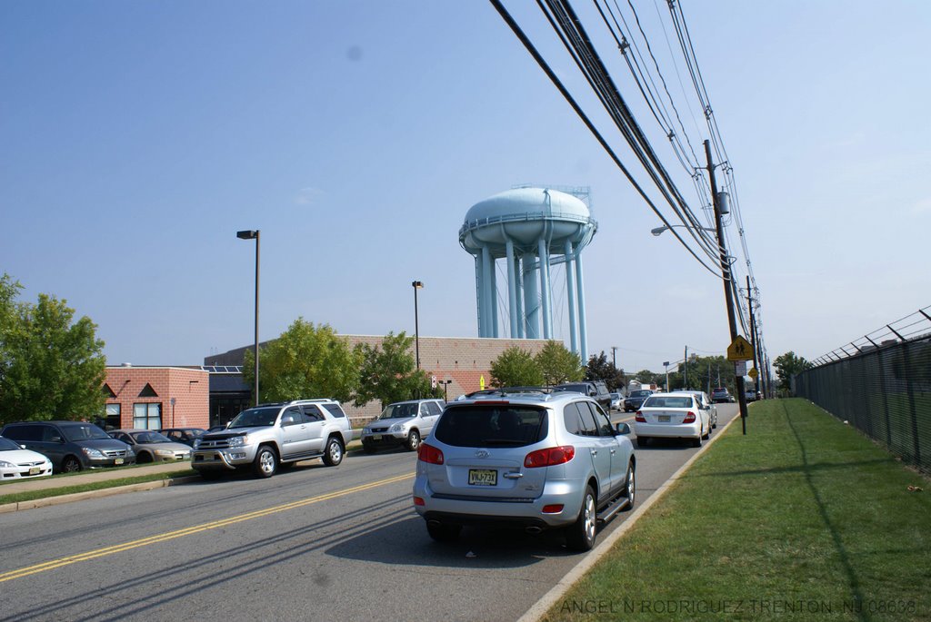 WATERTOWER ON VAN DYKE AVE by ANGEL N RODRIGUEZ