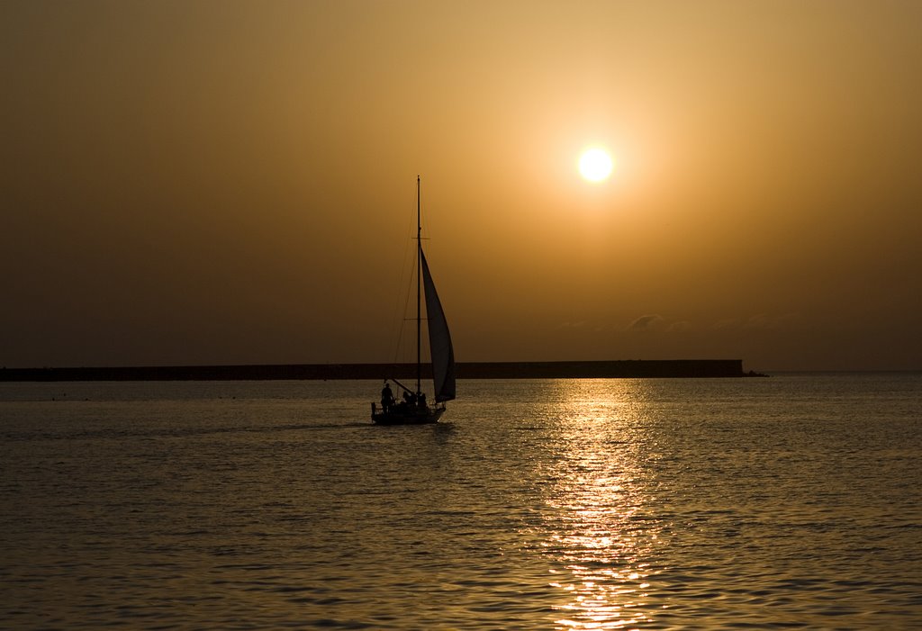 Evening yachting by Kirill Grekov