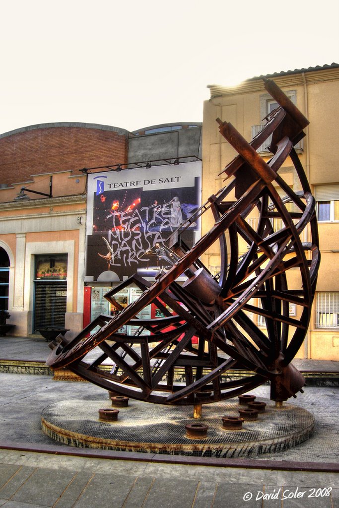 Salt. Plaça del Teatre by David Soler