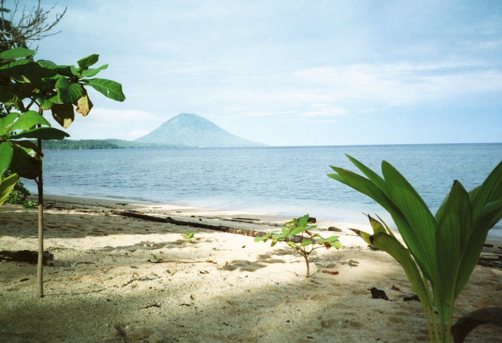 Manado Tua from Siladen by Peter C Byron