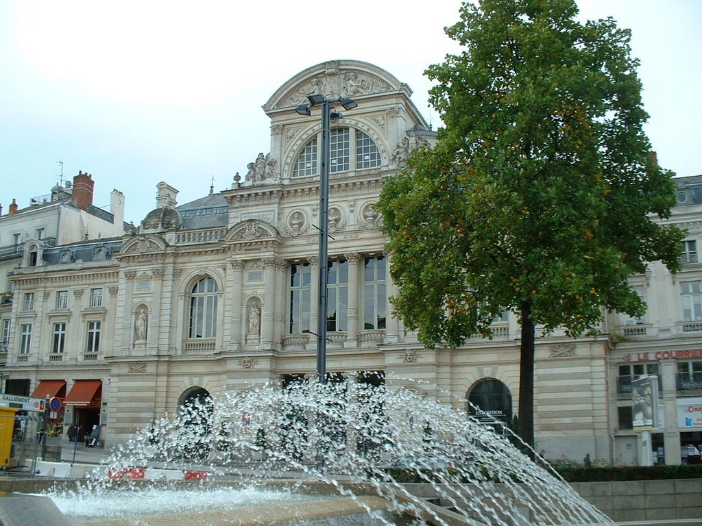 Le Théatre, Place du Ralliement, Angers. by J.Hache