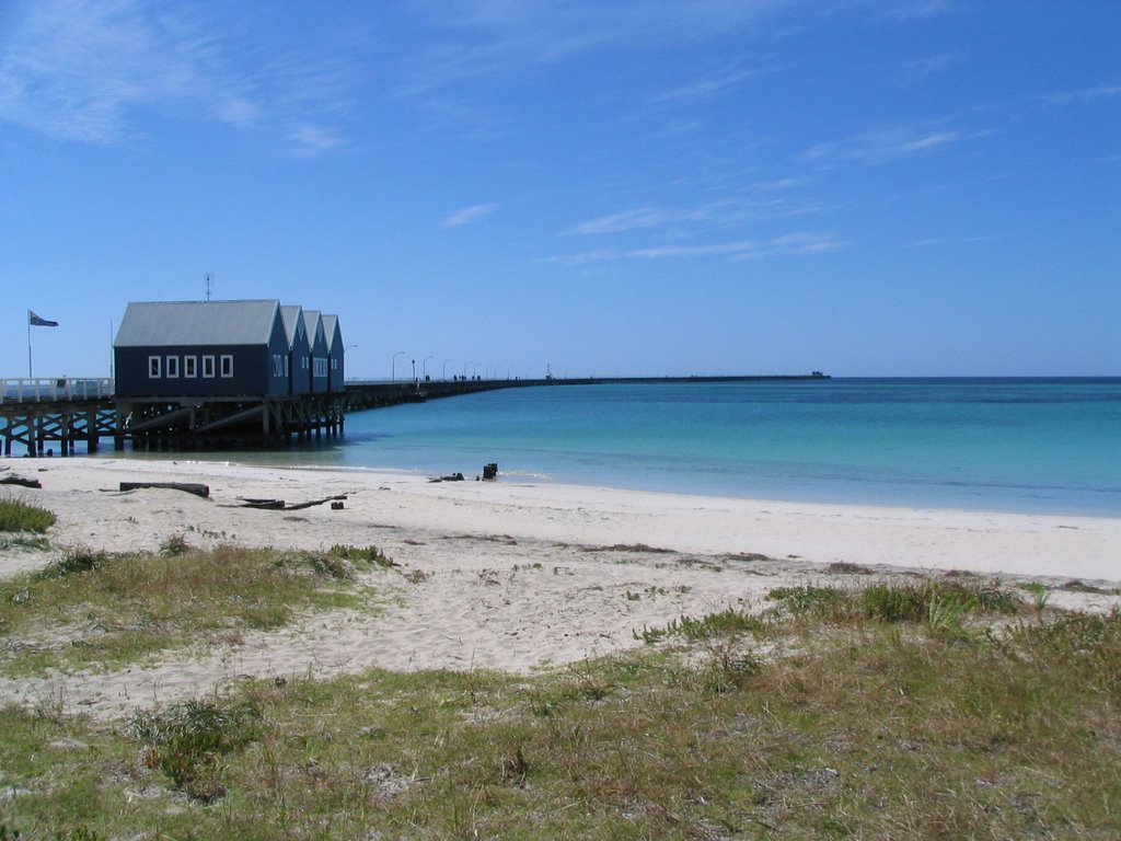 Busselton Jetty other side by Wibo Hoekstra