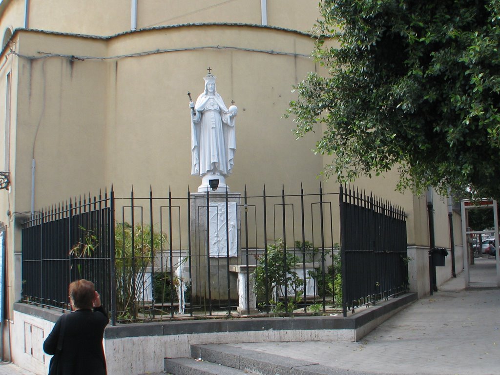 Statua di Cristo Redentore della Chiesa Don Bosco by Agostino Lo Presti