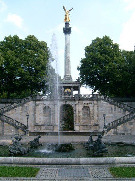 Angel Of Peace Fountain by Citizen X