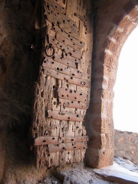 Monemvasia castle door by nikos mavris