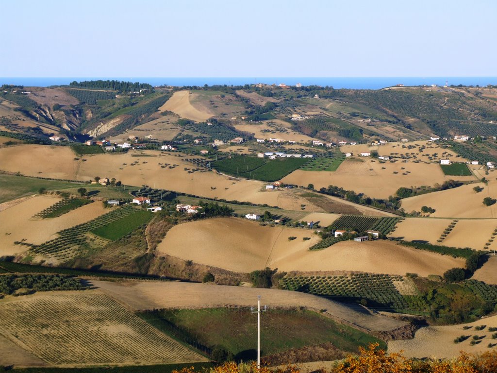 Abruzzo: Paesaggio nei pressi di Città Sant'Angelo 2 by antonio iacullo