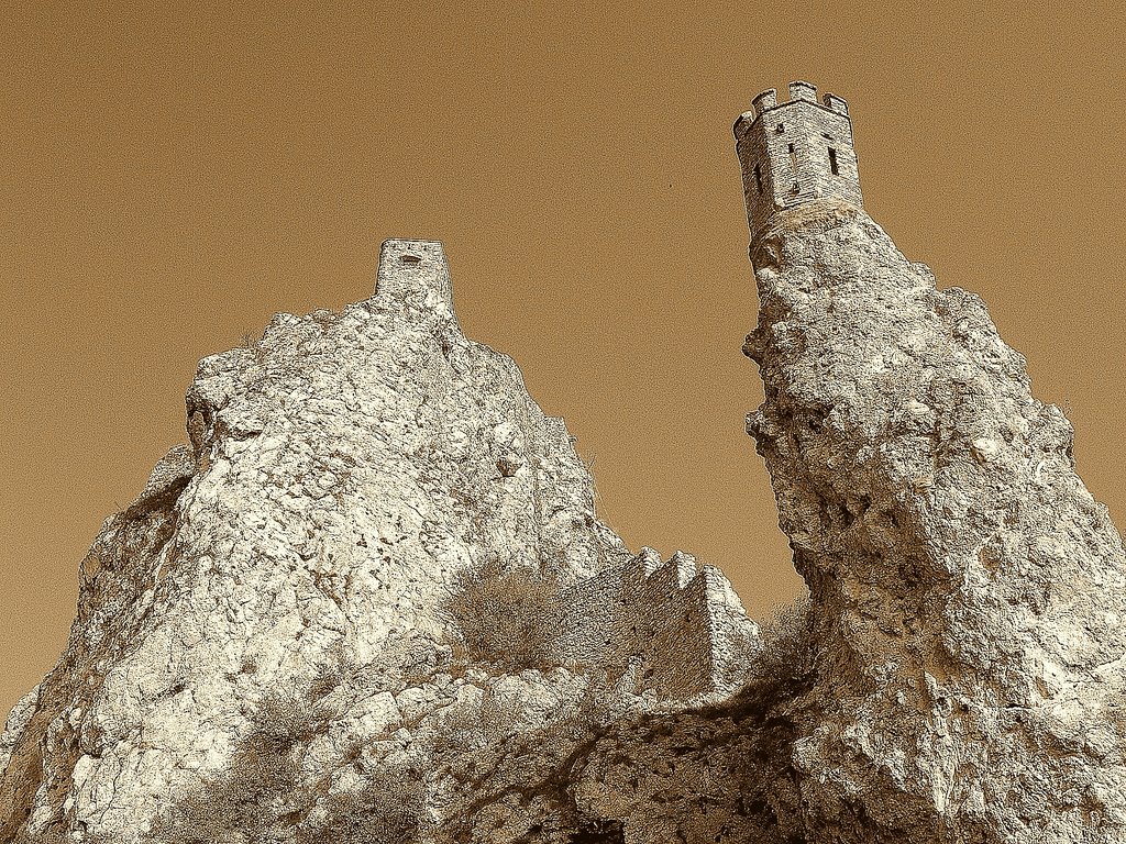 Devín´s castle, sepia°MYSELF° by Ivan Berta