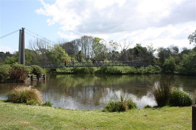 Swing Bridge,Groynes Reserve by Steve Busson