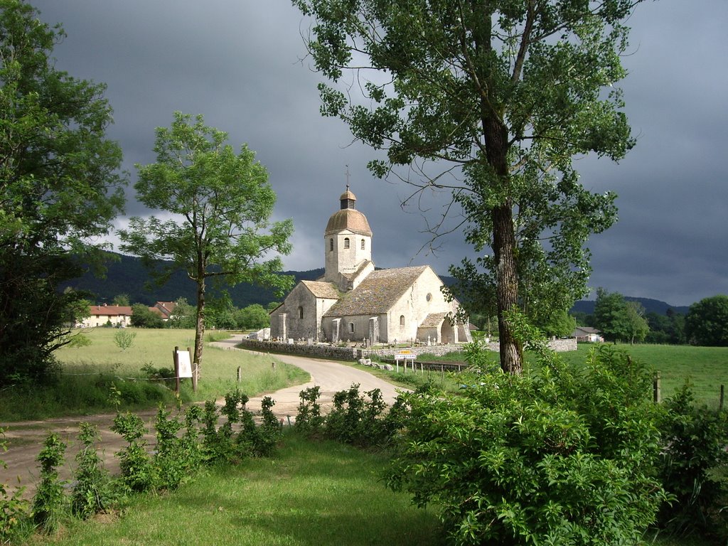 SAINT HYMETIERE DANS LE JURA ET SON EGLISE DU XI IEM SIECLE LE 27 MAI 2007 by ©franck69lyon:-)