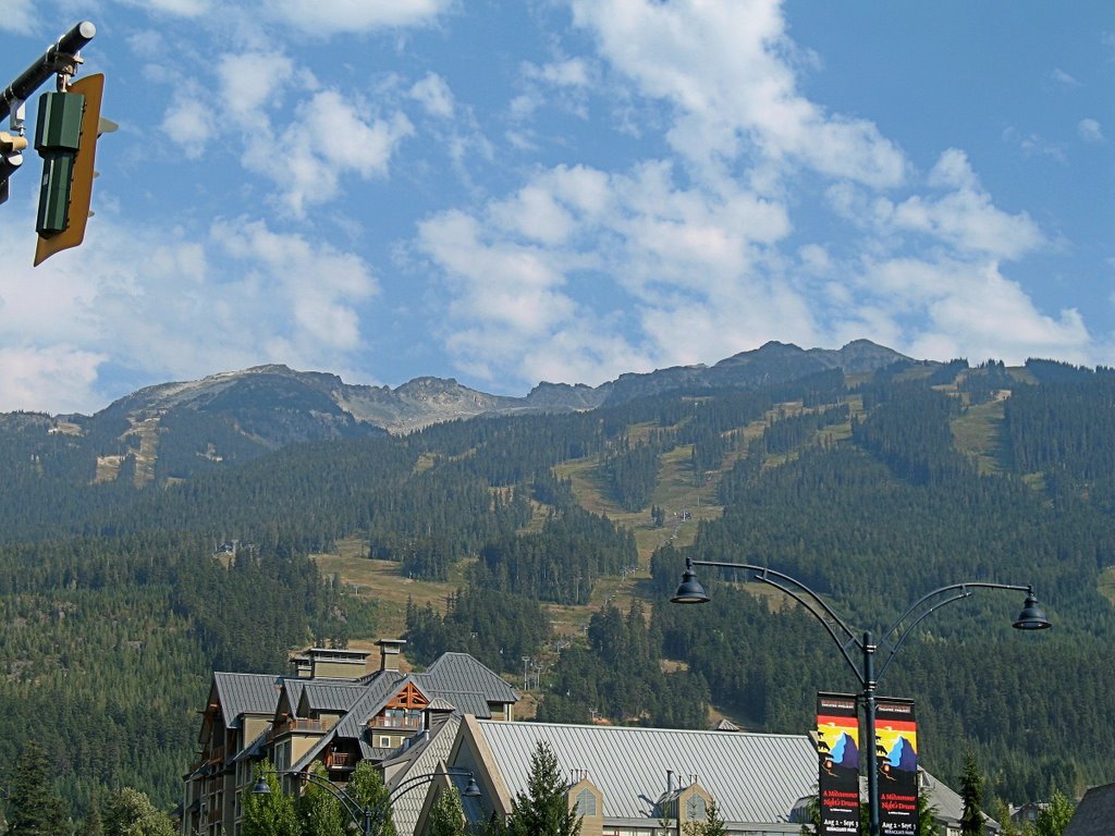 View of Blackcomb Ski Area - British Columbia by SOORMALL