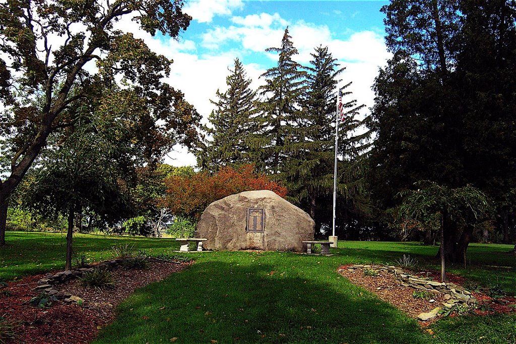 WW I Memorial in Outwater Park, Lockport, NY by Scott A. Ensminger