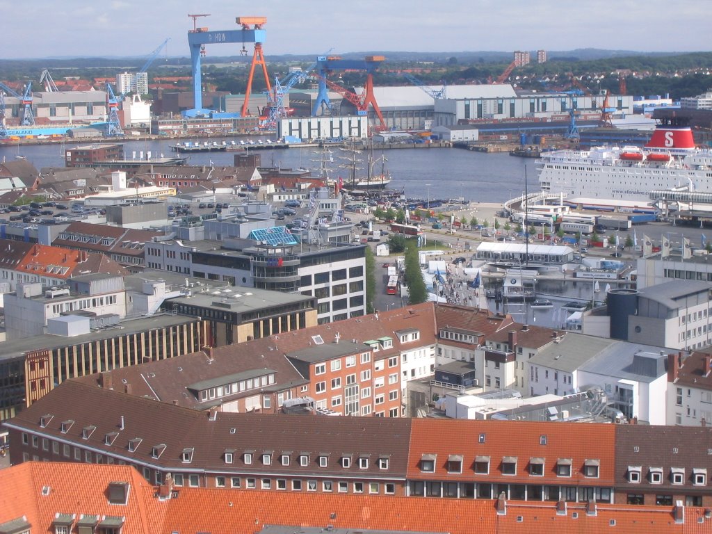 Blick vom Rathaus (Kiel, Schleswig-Holstein) by マティアス