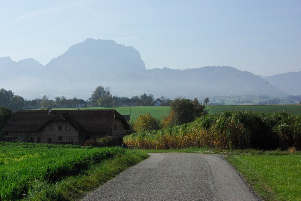 Weg nach Überhülling ( mit Traunstein) by sch.heli