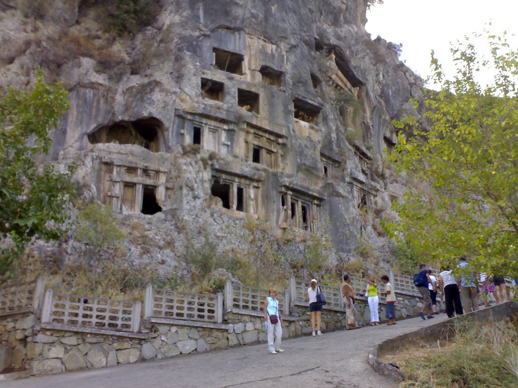 Fethiye-Kaya Mezarları by İsmail Taşel