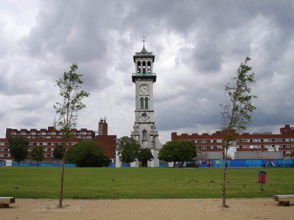 Clock tower from Market Road by maffjon