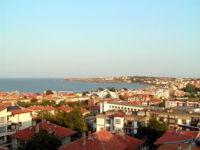 Sozopol - View To The New Town At Day by frischmilch