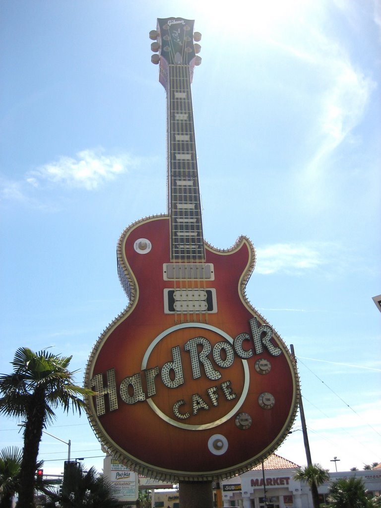 Hard Rock Cafe, Las Vegas by princessunflower