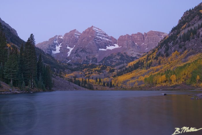 Maroon Bells Before Sunrise by WildernessShots.com