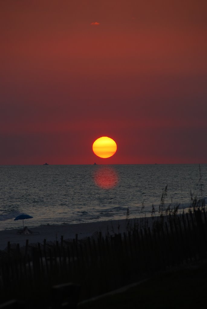 Sunset at Crystal Beach by air1mel