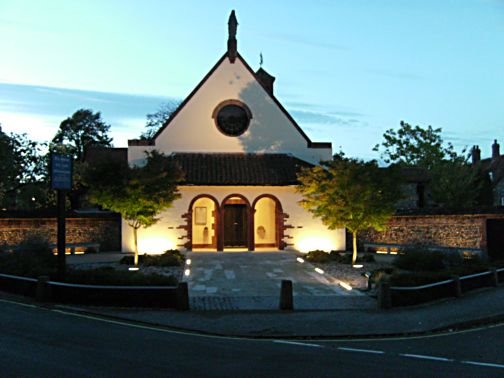 Outside Shrine of Our Lady Of Walsingham - Early Evening by cycoticpenguin