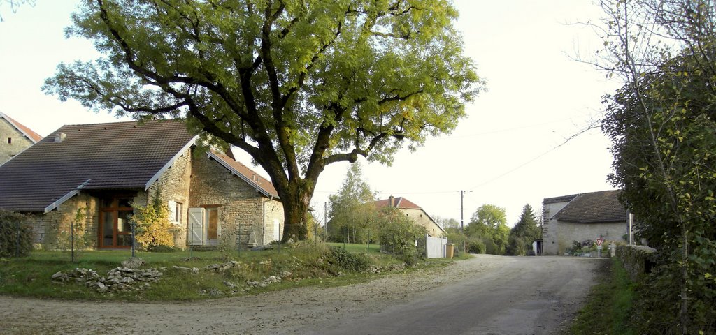 Maisons à Chenecey-Buillon, Lieu dit Les Granges-du-Sapins by Yves BAMBERGER