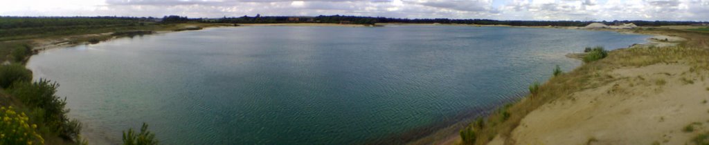 Herzogsee beim Kieswerk in Walchum by necrome