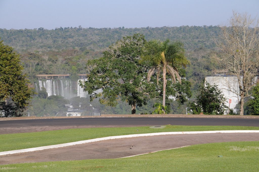 View from the front yard of the Hotel das Cataratas by Aki Kuwahara