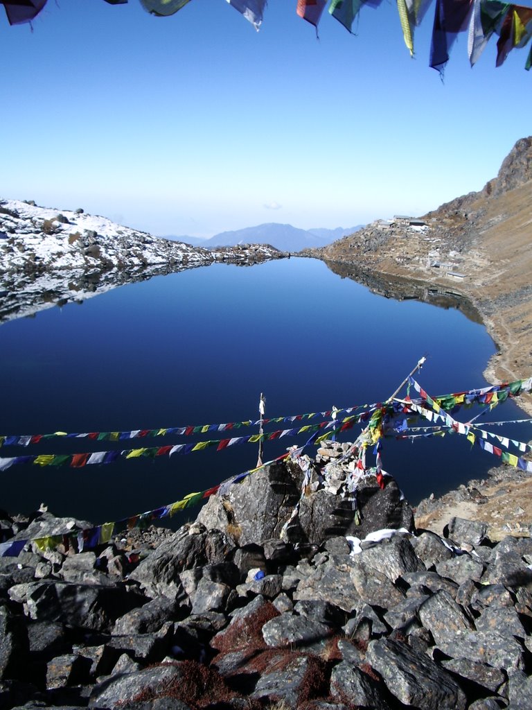 Gosainkund prayer flags by weedo