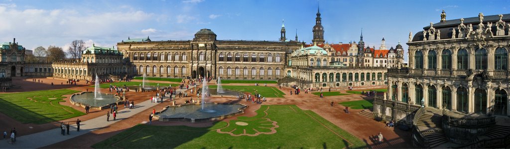 Dresden Zwinger Panorama by vossiem