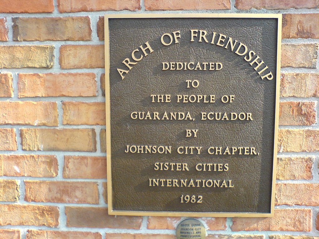 Plaque - Arch of Friendship by DMPhotoTags