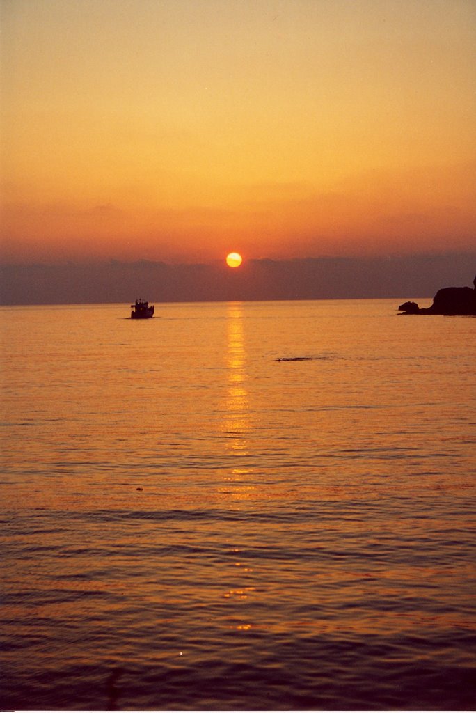 SUNSET IN AMASRA by Murat Orhan