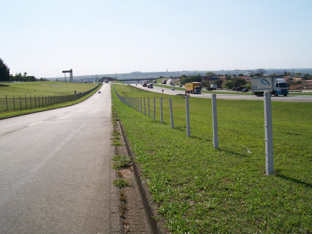 Av. Affonso Pansan- marginal da Rod. Anhangüera by Cleuza Daros