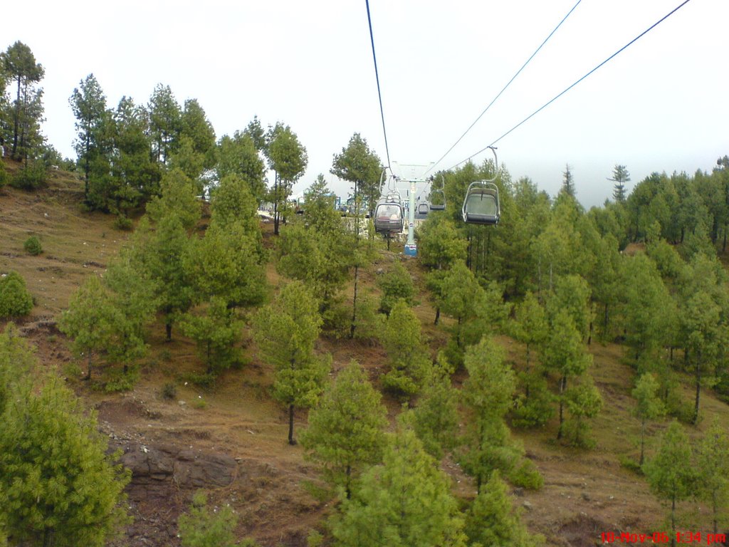 Patriata Chair Lift Near Murree by Farrukh Aziz Abbasi