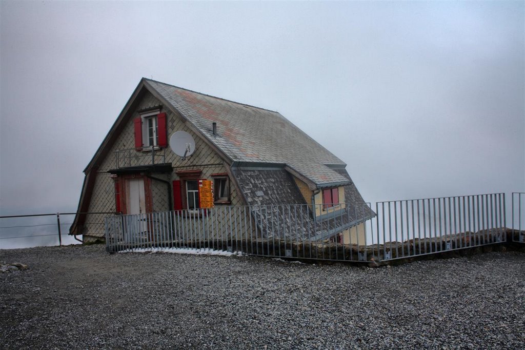 At the top of Hohen Kasten by tom waugh