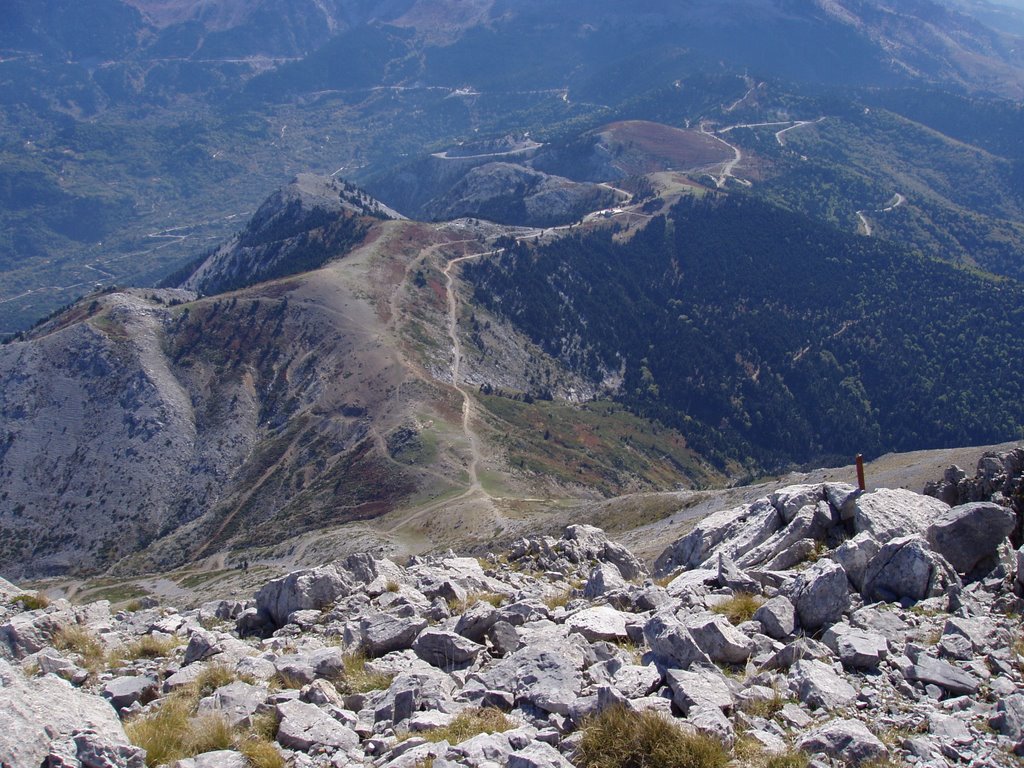 Dirfi Refuge view by Leonidas Tzanis