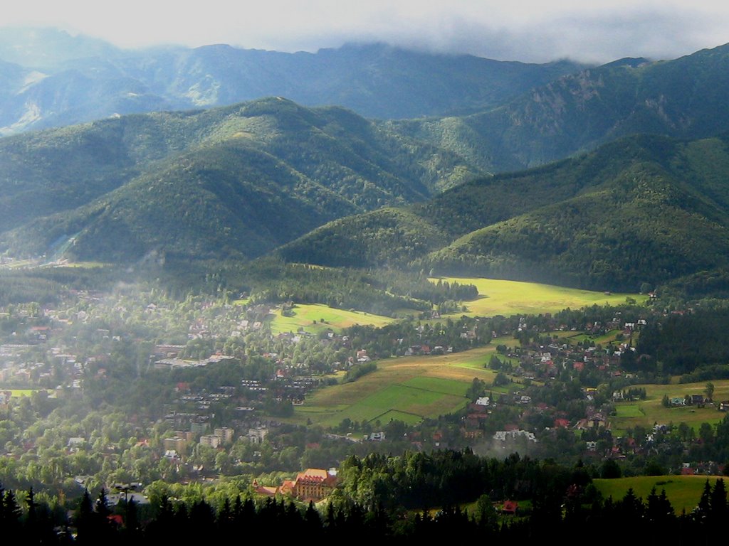 Zakopane-widok z Gubałówki by kaszub